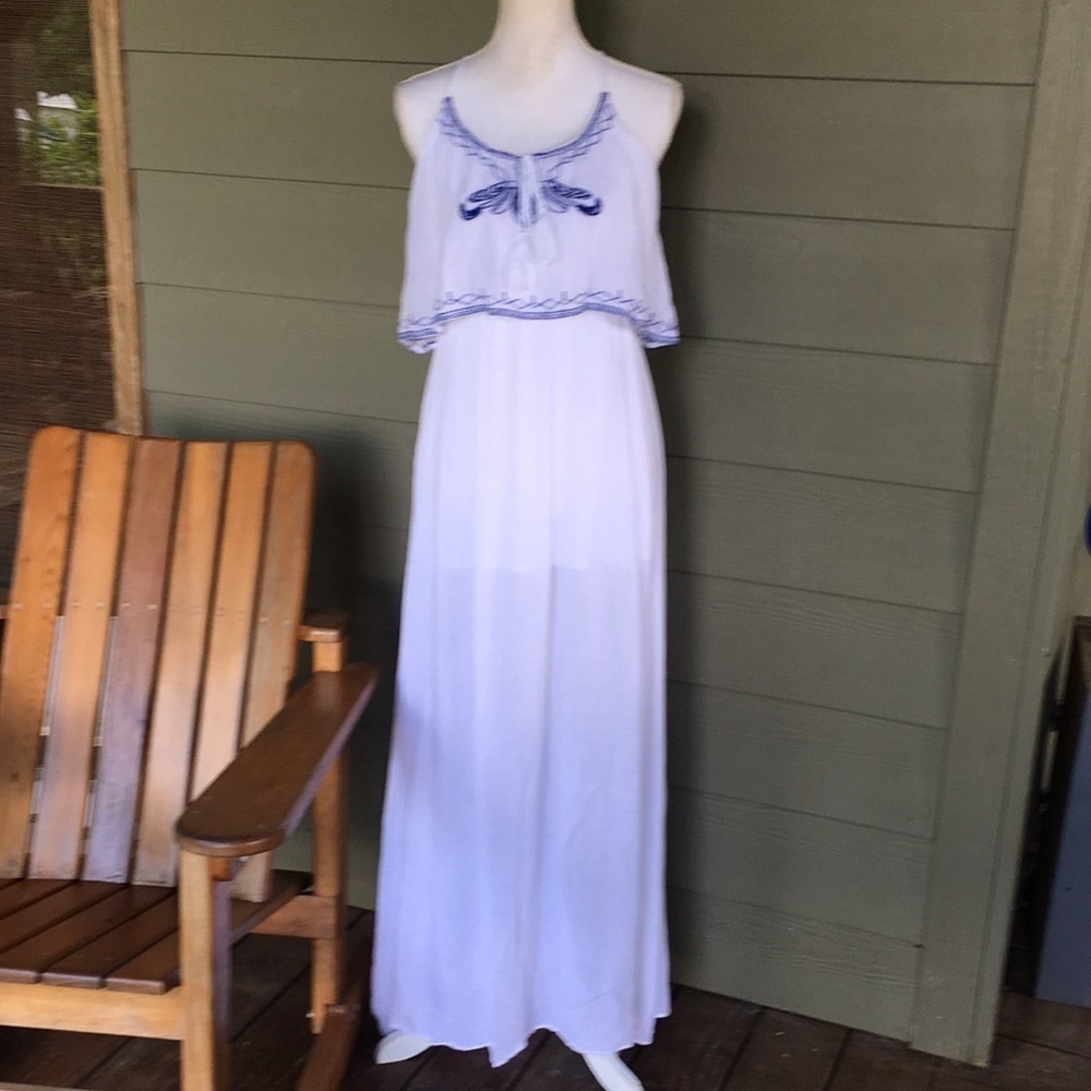 Japna Embroidered Maxi Dress